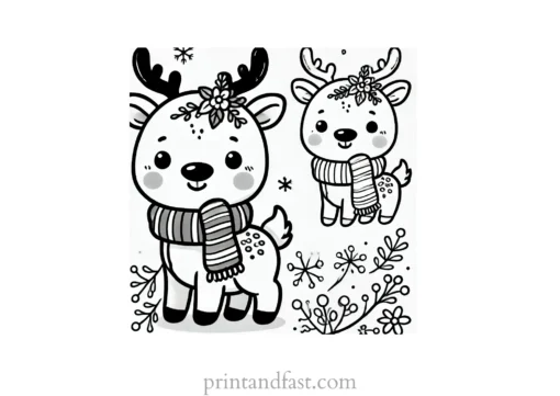 Christmas coloring page for adults 1