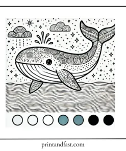 Inspirational whale coloring page 2 1