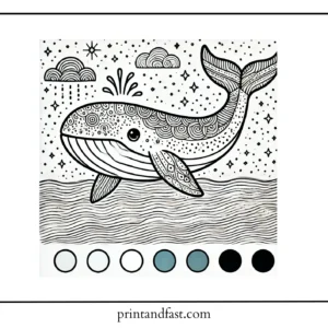 Inspirational whale coloring page 2 1