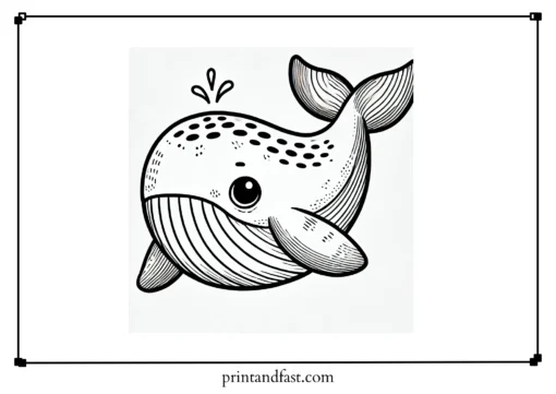 Small whale coloring page 2 1