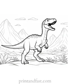 dinosaur coloring page land before time