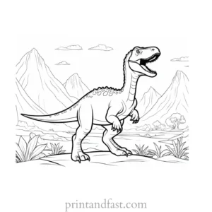 dinosaur coloring page land before time