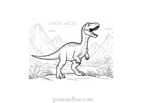 dinosaur coloring page land before time