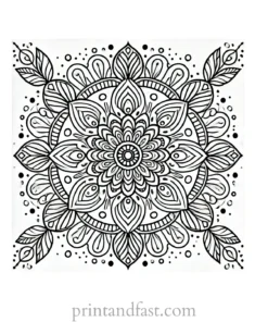 mandala coloring page minimal39 1