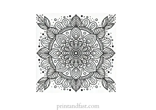 mandala coloring page minimal39 1