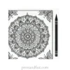 mandala coloring page minimal6