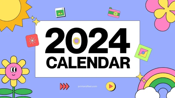 2024 calendar printable 2