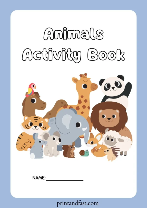 Animals Activity Book