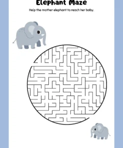 Elephant Maze activity