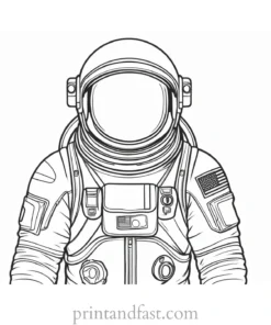 astronaut coloring page astronaut suit