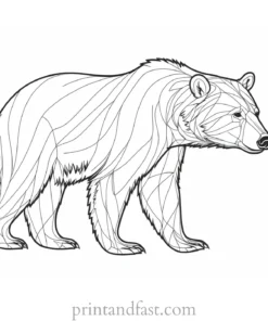 black Bear Coloring Page