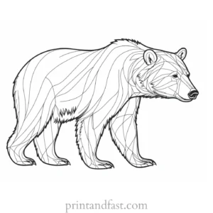 black Bear Coloring Page