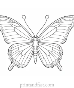 butterfly coloring page online