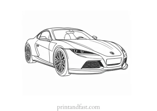 car coloring page free