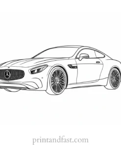 car coloring page holiday