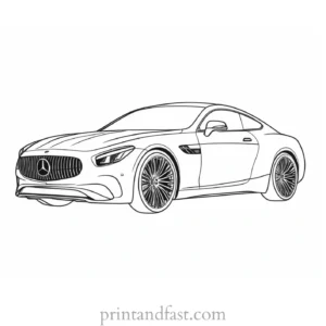 car coloring page holiday