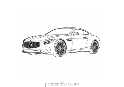 car coloring page holiday