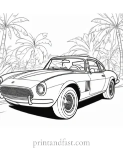 car coloring page jungle