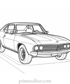 car coloring page printable