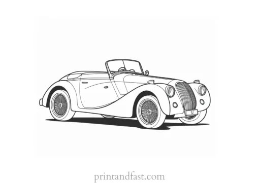 car coloring page summer