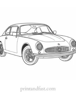 car coloring page transportation