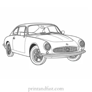 car coloring page transportation