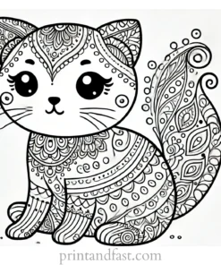 cat coloring page inspiration