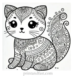 cat coloring page inspiration