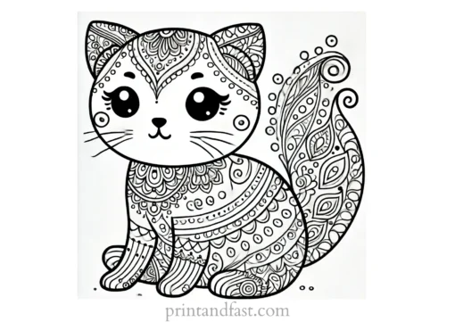 cat coloring page inspiration