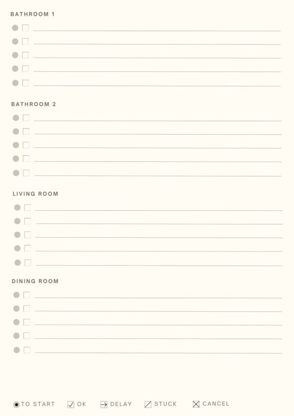 cleaning checklist 2