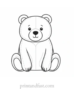 cute Bear Coloring Page