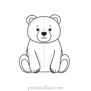 cute Bear Coloring Page