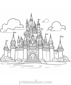 cute coloring page for Disney fans