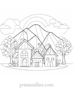 cute coloring page for advanced