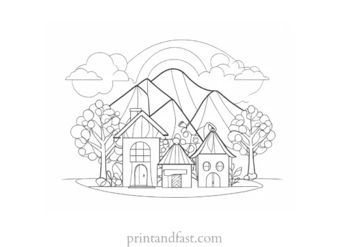 cute coloring page for advanced