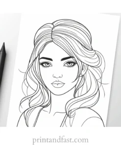 cute coloring page for art lovers