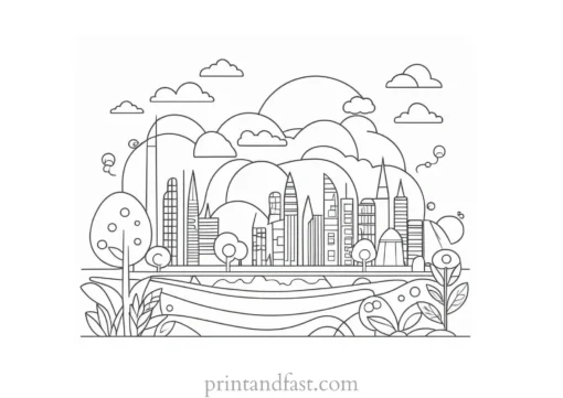 cute coloring page for beginners