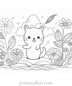 cute coloring page for creativity