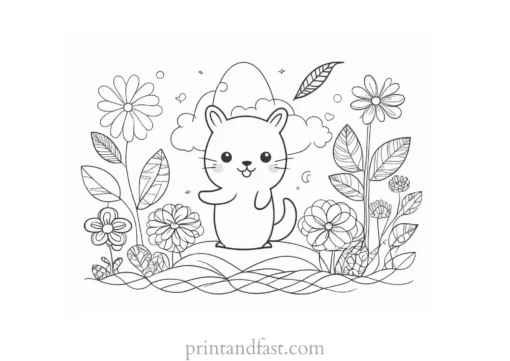 cute coloring page for creativity