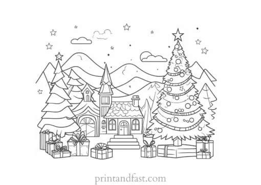 cute coloring page for holidays