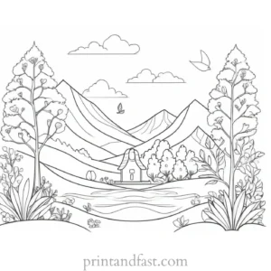 cute coloring page for mindfulness