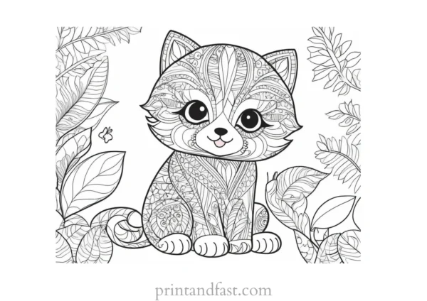 cute coloring page for patterns