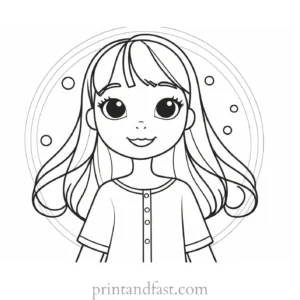 cute coloring page for preschoolers