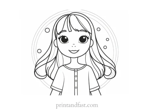 cute coloring page for preschoolers