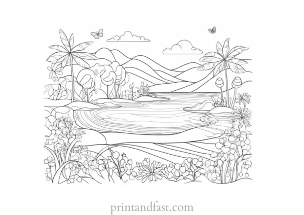 cute coloring page for