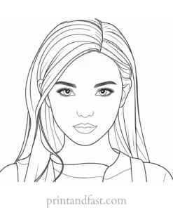 cute coloring page for teenagers