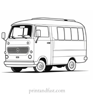 cute coloring page for vehicles