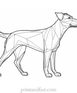 dog coloring page free