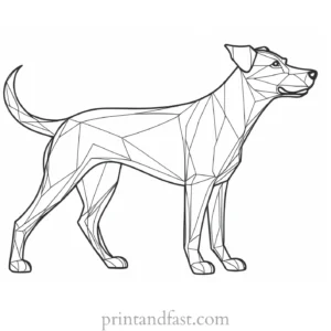 dog coloring page free