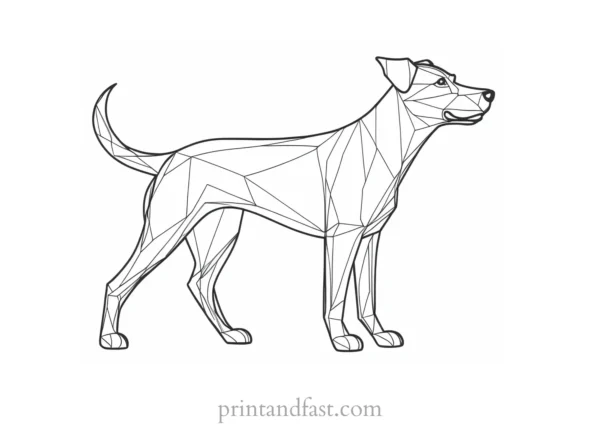 dog coloring page free